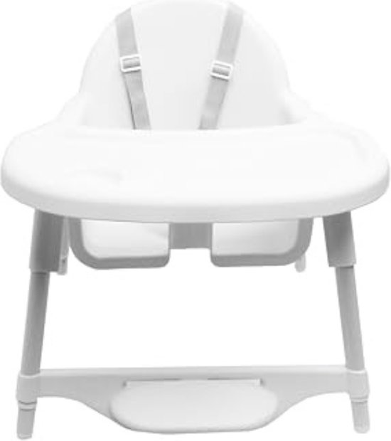 Kinderstoeltje voor Peuter - Kinderstoeltje Hout Peuter - Kinderstoeltje en Tafeltje - Kinderstoeltje voor Peuter Hout - Peutertafelzitje vanaf 6-36 Maanden (max. 15 kg) Wit van Kinder — afbeelding 2