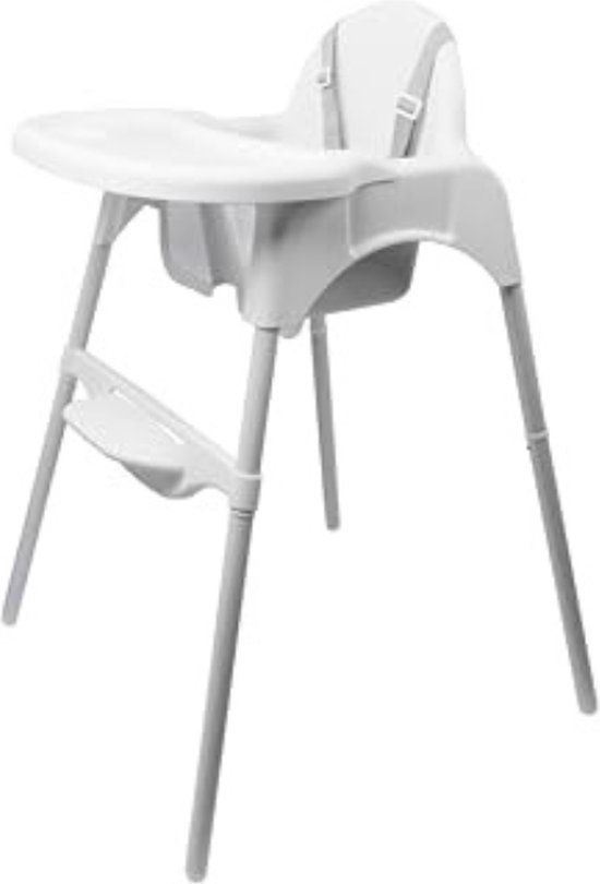 Kinderstoeltje voor Peuter - Kinderstoeltje Hout Peuter - Kinderstoeltje en Tafeltje - Kinderstoeltje voor Peuter Hout - Peutertafelzitje vanaf 6-36 Maanden (max. 15 kg) Wit van Kinder — afbeelding 5