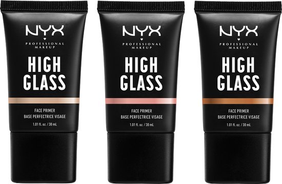 NYX Professional Makeup High Glass Face Primer Sandy Glow Gezichts Primer 30 ml bol