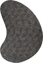 Comfy | Hoogpolig Vloerkleed | Organische Vorm | Silver | Hoogwaardige Kwaliteit | 160x230 cm
