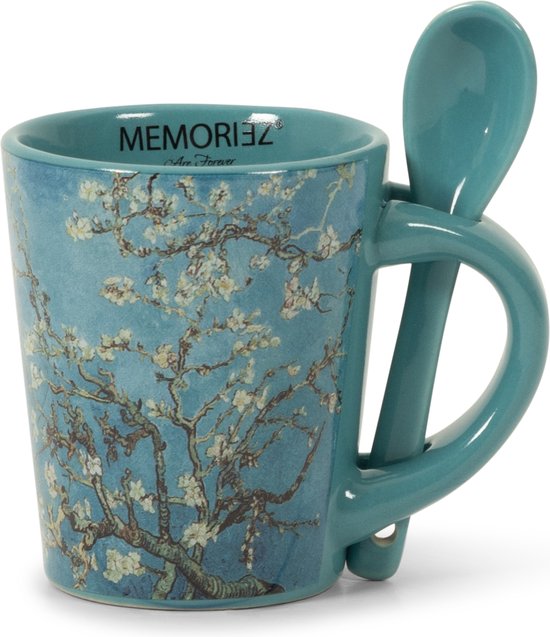 Memoriez Espresso Mok Van Gogh Bloesem - Set van 2