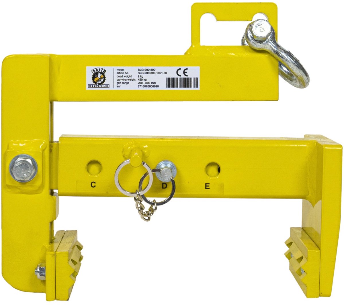 ORIT - Pas-stukken-klem - Fitter 200 - Hoogwaardige kwaliteit - Max 450 kg