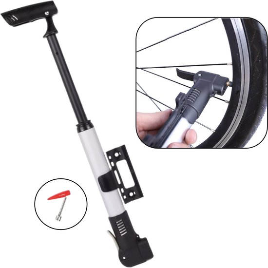 PD® - Fietspomp - voetbalpomp - Ballenpomp - luchtpomp - Mini - Universeel van PD — afbeelding 5