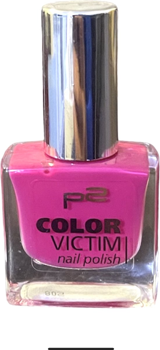 P2 EU Cosmetics Color Victim Nagellak 692 Hurry Up! Neon rose 8ml