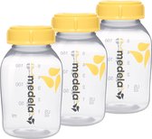 Medela flesjes voor het bewaren van moedermelk | BPA-vrij | Verpakking van 3x 150 ml