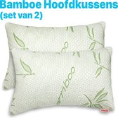 Bamboe kussen - Hoofdkussen - (set van 2) - Origineel Bamboe Kussen - Cool Comfort - Memory Foam - Zacht - Koel & Drukverlagend