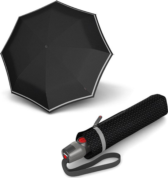 Knirps T-200 M Duomatic Windproof Paraplu - Reflective Rain