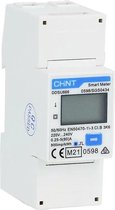 Chint elektriciteitsmeter - Chint kWh meter 80A 1-fase Modbus MID afname/levering (96008001)