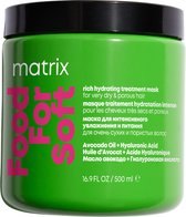 Matrix Food For Soft Hydraterend Haarmasker – Voor alle soorten droog haar – 500 ml