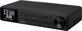 Medion Keukenradio (P66750) - DAB+ Radio - Bluetooth Speaker - Compacte Onderbouwradio - 26.3 x 5.4 x 13.3 cm - incl. montagemateriaal - Zwart