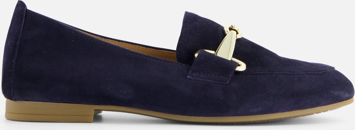 Gabor Instappers blauw Suede - Dames - Maat 41.5