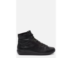ECCO SOFT 2.0 dames Veterboot - Zwart - Maat 36