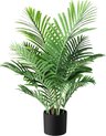 Kunstmatige grote Areca kunstmatige palmboomplant, 90 cm in pot, nep tropische Hawaii groene plant voor slaapkamer, kantoor, tuin, bruiloftsfeestdecoratie (1 pak)