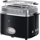 Broodrooster - 6 Instelbare Bruiningsniveaus - Toaster - Met Opzetstuk - Extra Brede Sleuven - Automatische Broodcentering