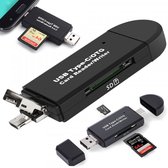 SD-kaartlezer - MicroSD - TF - USB - USB-C - Micro USB - 3 in 1