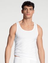 Calida Natural Benefit Singlet - 2 Pack 001 White - maat L (L) - Heren Volwassenen - Katoen/elastaan- 12141-001-L