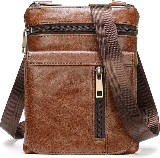 Crossbody - schoudertas - imitatieleer waterdicht (20*16*3cm)