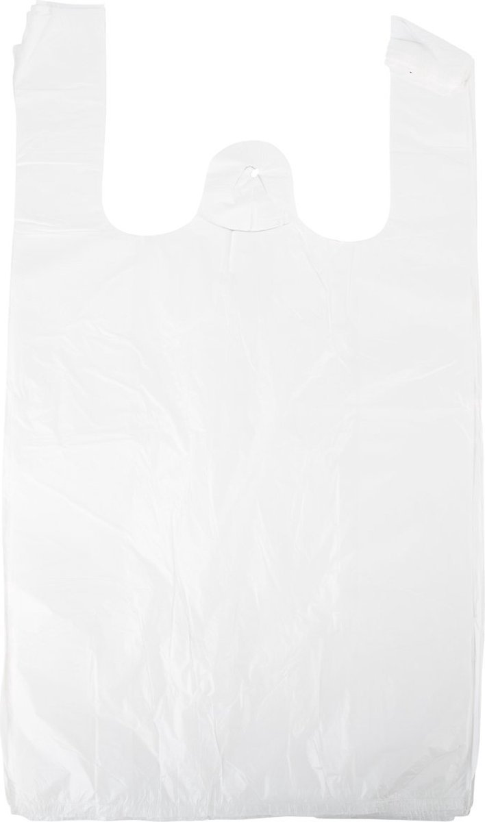 Take Dis Hemdtas MIXPE 27/12 x 48 cm, wit - Pak 250 stuks