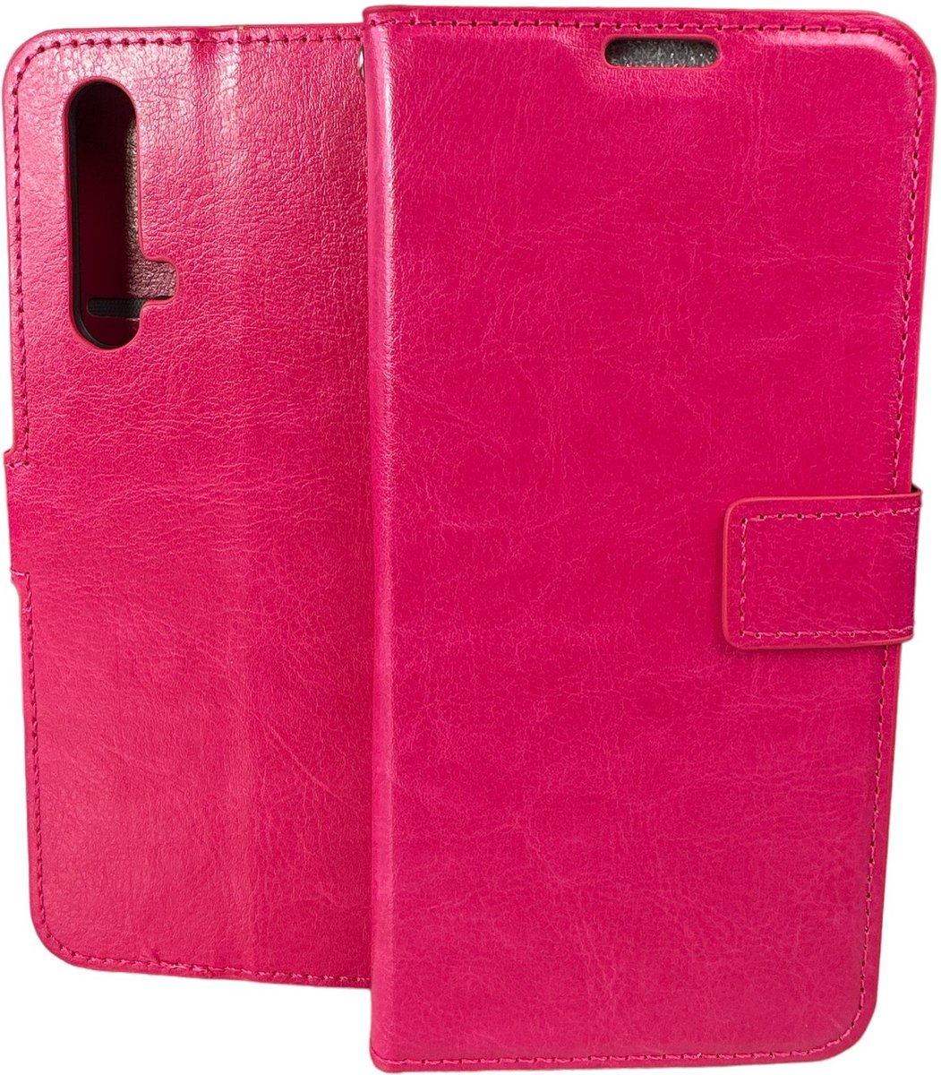 Portemonnee Book Case Hoesje Geschikt voor: Xiaomi REALME X50 5G - roze