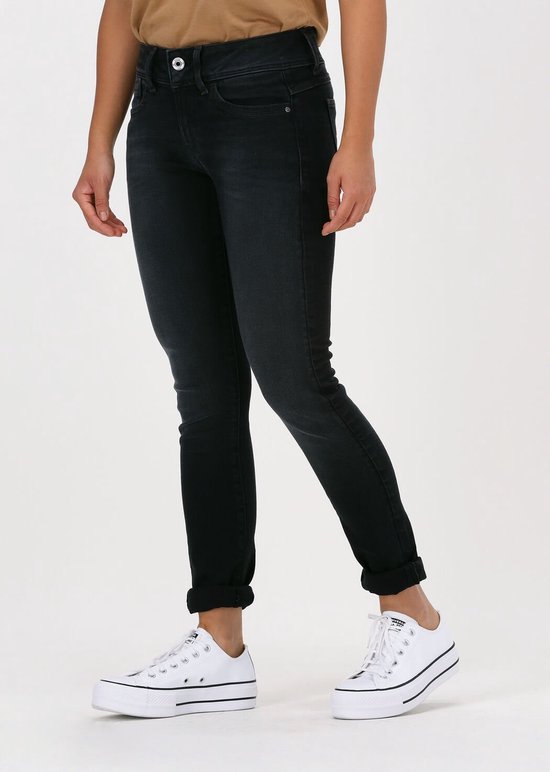 G-Star RAW Jeans Lynn Mid Skinny Jeans Dusty Grey Dames Maat - W28 X L30