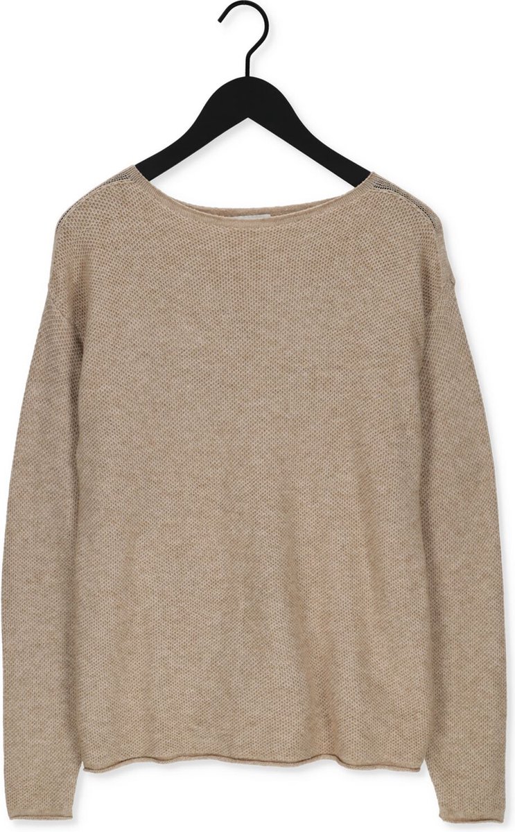 Simple Ellena Knit-vis-22-3 Truien & vesten Dames - Sweater - Hoodie - Vest- Grijs - Maat XL