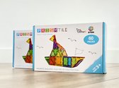 Prismtile Magnetic Tiles- Magnetisch Speelgoed – 60 stuks - Constructie speelgoed - Magnetische tegels - Montessori speelgoed - Magnetic toys - Magnetische bouwstenen - Speelgoed Kinderen - TinyTimberz