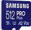 Samsung PRO Plus - Micro SD Kaart met Kaartlezer - 180 & 130 MB/s - 512 GB