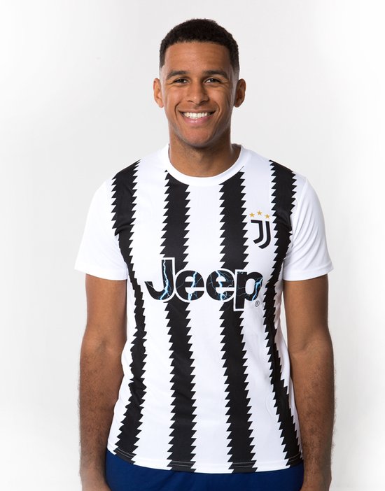 Juventus Thuis Shirt Heren 22/23 - Maat S - Sportshirt Volwassenen - Zwart/Wit