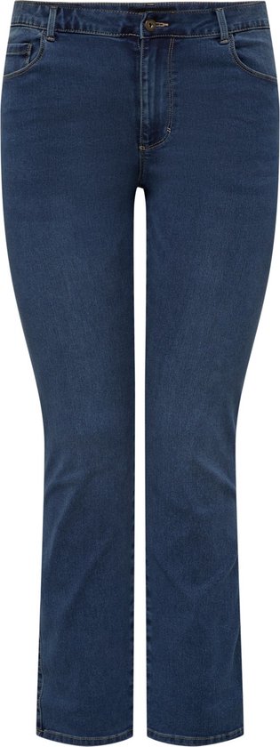 ONLY Jeans Augusta St taille haute - Femme - Denim Blue Medium - W44 X L30
