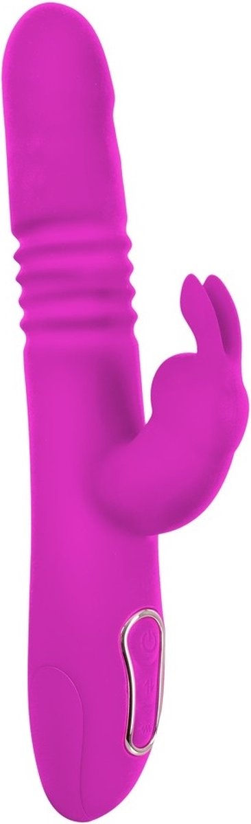 Sweet Smile Thrusting Pearl Rabbit Vibrator Roze