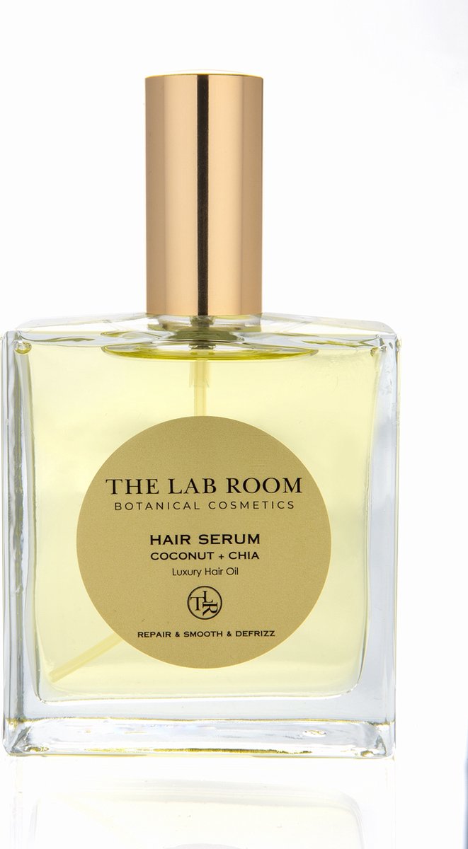 The Lab Room - Hair Serum Coconut Chia - Haarserum - Kokosnoot & Chiazaad - Biologisch - 100 ml