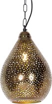 QAZQA maruf,sinbad,zayn - Oosterse Hanglamp - 1 lichts - Ø 24 cm - Koper - Woonkamer | Slaapkamer