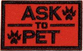 K9 Force® patch velcro - ASK TO PET