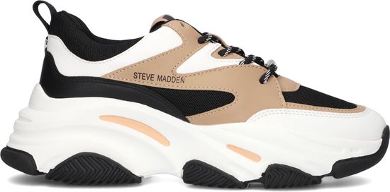 Steve Madden Progressive Lage sneakers - Dames - Zwart - Maat 36