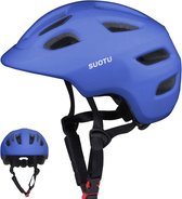 Suotu Kinderhelm - Fietshelm - Helm voor Kinderen – Skate Helm Kinderen - S - 52-56CM - Blauw