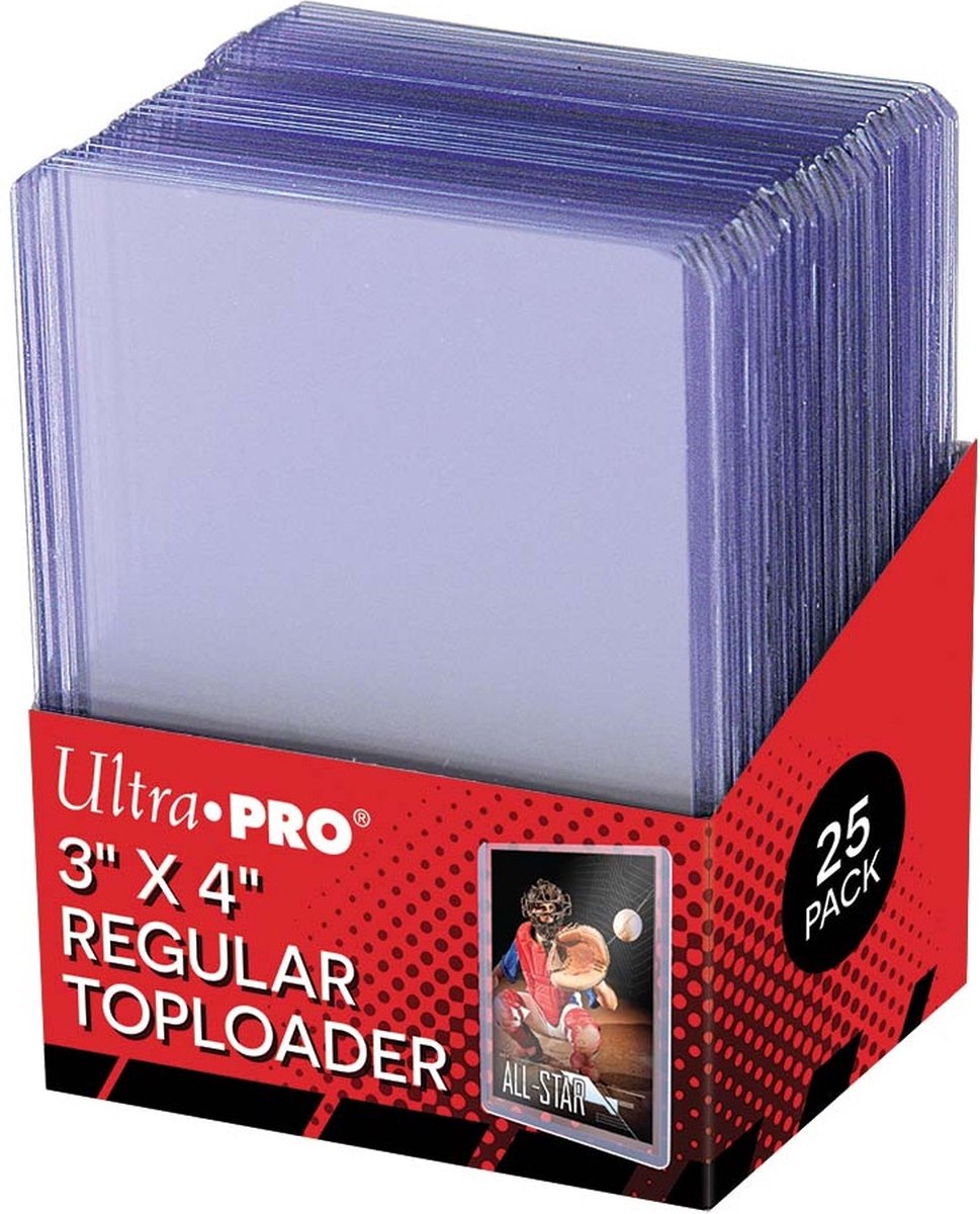 Ultra Pro Regular Toploader 3x4 - 76,2 x101,6mm - 25 stuks - Ultrapro
