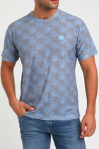 Gabbiano T-shirt Tshirts 154540 Tile Blue Mannen Maat - S