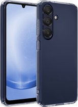 Hoesje Geschikt voor Samsung A25 Hoesje Siliconen Case Hoes - Hoes Geschikt voor Samsung Galaxy A25 Hoes Cover Case - Transparant.