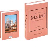 Opberg boek - Madrid - Zalm roze- Opbergbox - Opbergdoos - Decoratie woonkamer - Boeken - Nep boek - Opbergboek