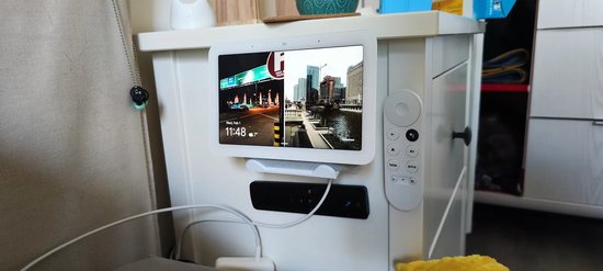Wandhouder voor Google Nest Hub - Zwart van Hama — afbeelding 2
