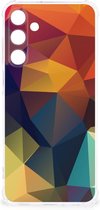 Hoesje maken Geschikt voor Samsung Galaxy A25 GSM Hoesje met doorzichtige rand Polygon Color