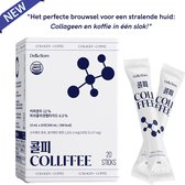 Della Born - Collageen - Vloeistof met Koffie - 20 sachets van 15 ml (700 mg) - Italiaans Viscollageen - Vitamine C - Hyaluronzuur - van hoge Kwaliteit - Koffiesmaak - FSC-keurmerk - Gemaakt in Italië, Frankrijk, VK, Korea