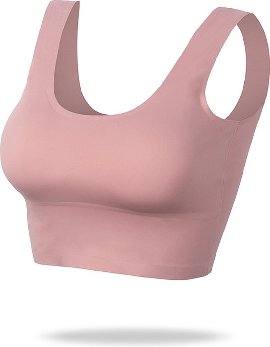 PureSquare - Haut de sport - Pink - Taille S - haut de fitness - haut de yoga - soutien-gorge de sport