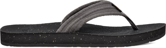 Teva M REFLIP CANVAS Heren Slippers - Zwart/Grijs - Maat 45.5