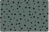 Label2X - Knutselmat Dots Groen - 60x35cm - Placemats