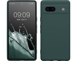 kwmobile telefoonhoesje geschikt voor Google Pixel 7a - Hoesje voor smartphone - Precisie camera uitsnede - In blauwgroen