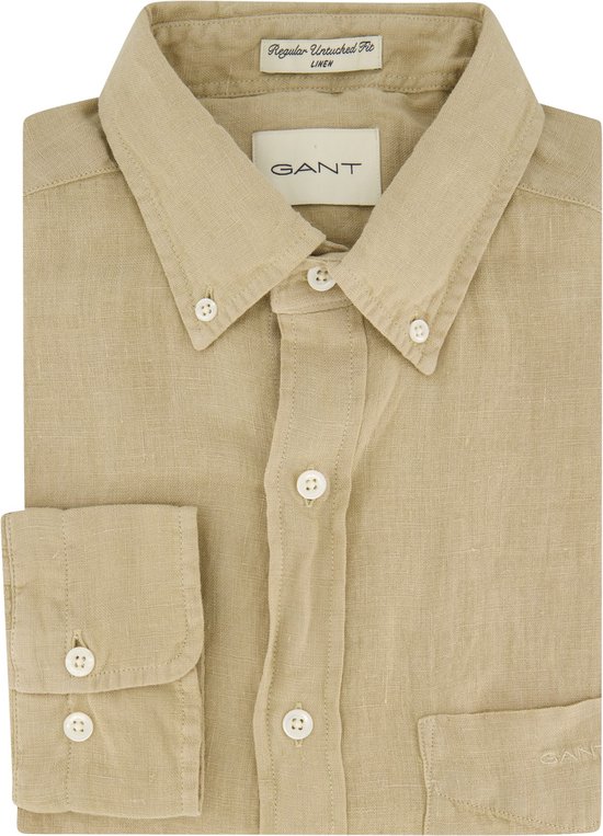 Gant casual overhemd beige