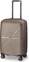 Oskol by Jump - Handbagage 55 cm - 4 Wielen - TSA-Cijferslot - Expandable - Bronze