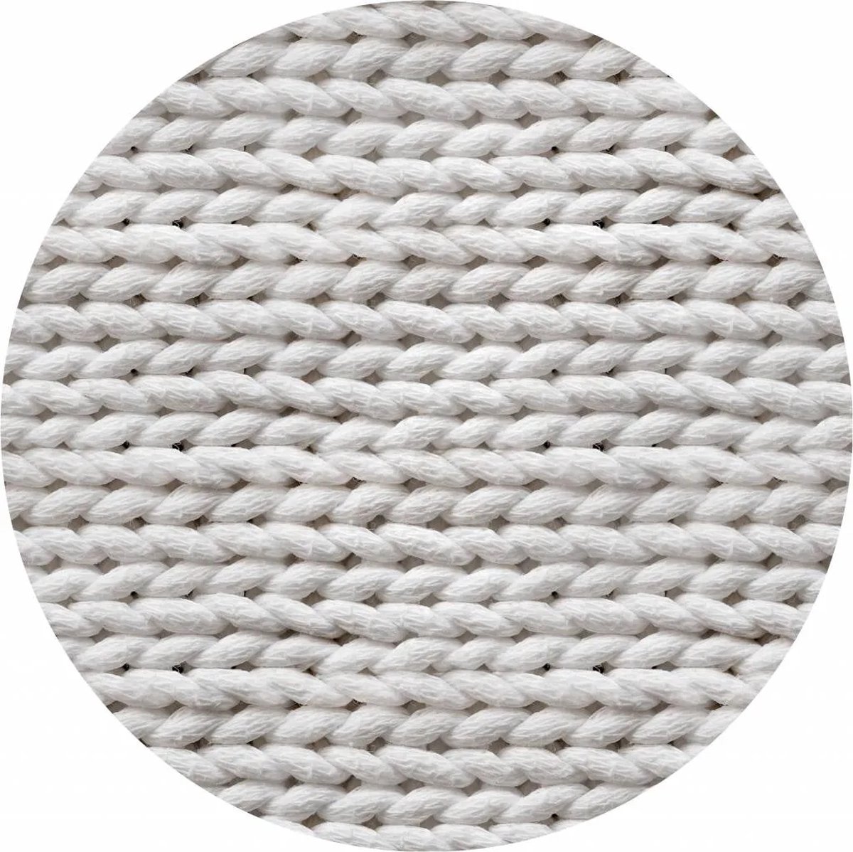 Vloerkleed vinyl rond | Braided virgin white | 160 cm Rond | Vloerkleed vinyl rond in Braided virgin white is perfect voor gezinnen. Duurzaam, hygiënisch en stijlvol, het biedt comfort en gemak in elk modern interieur. Maak je ruimte compleet!