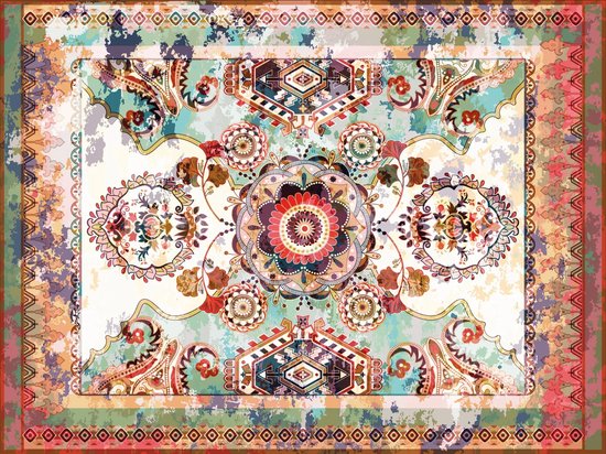 Vinyle de tapis | Indira | 95x145cm | Nos matériaux sont sans PVC et hygiéniques